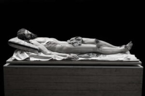 figura 187 - Attributi taciti: Cristo morto. G.Fernandez, Museo Nazionale di Scultura. Valladolid (Spagna)